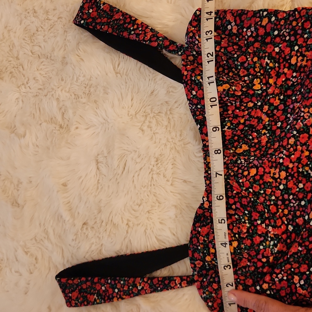 Anthropologie Hutch Floral Midi Dress Balconette Bust Size Extra Small - Picture 6 of 11